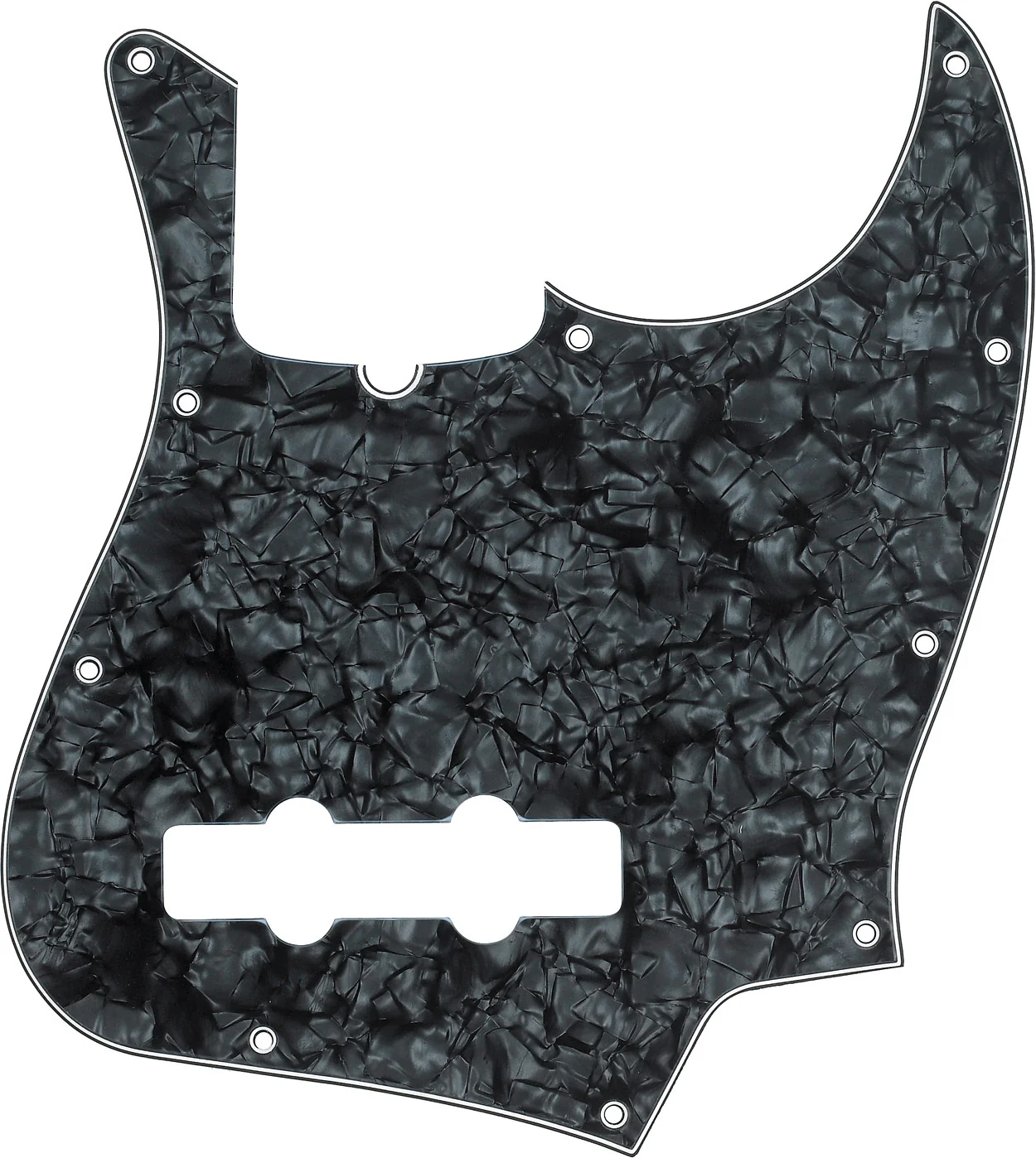 10-Hole Contemporary Jazz Bass Pickguards 5 10-Hole Contemporary Jazz Bass Pickguards
