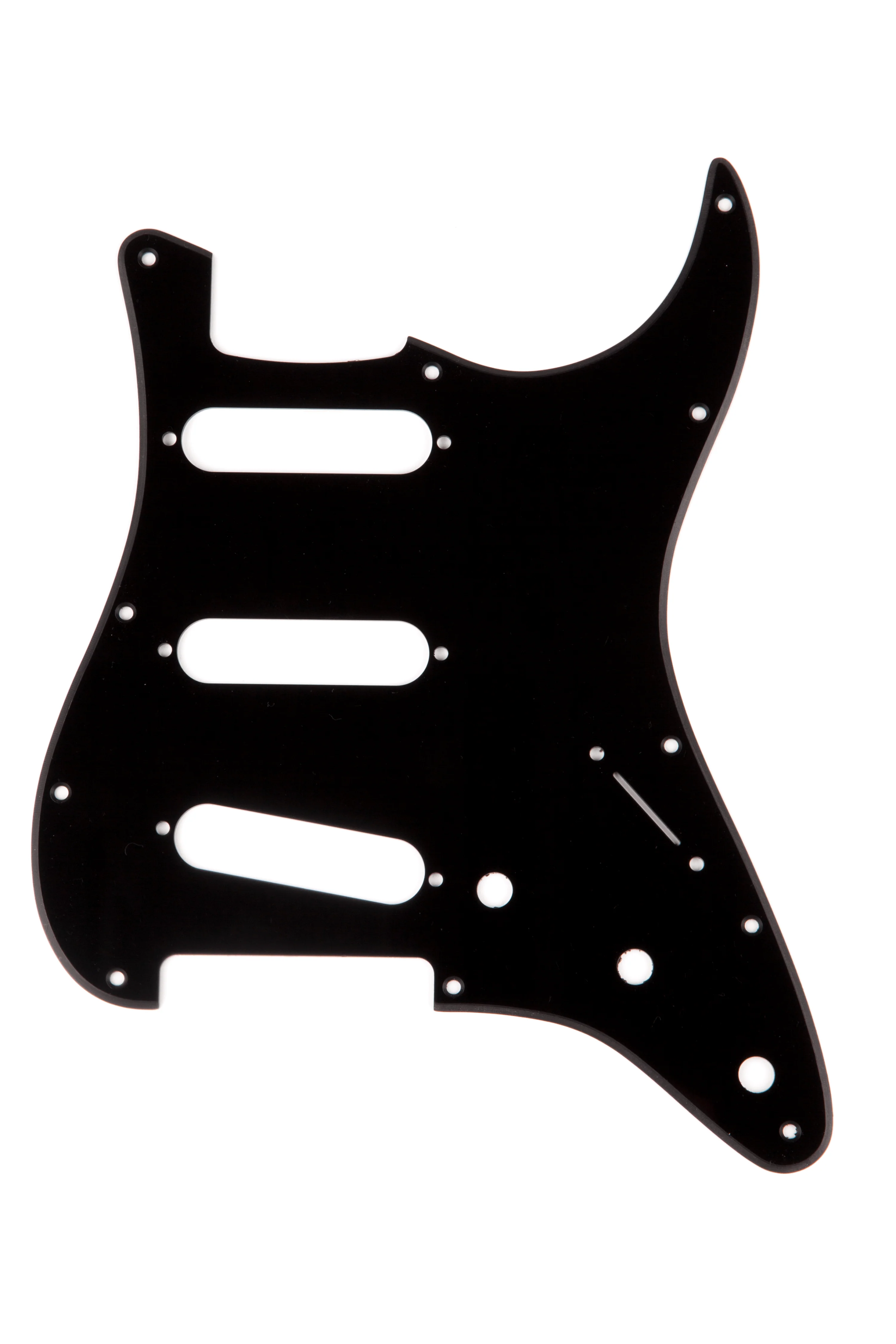 11-Hole Modern 1-Ply Stratocaster S/S/S Pickguard 1 11-Hole Modern 1-Ply Stratocaster S/S/S Pickguard