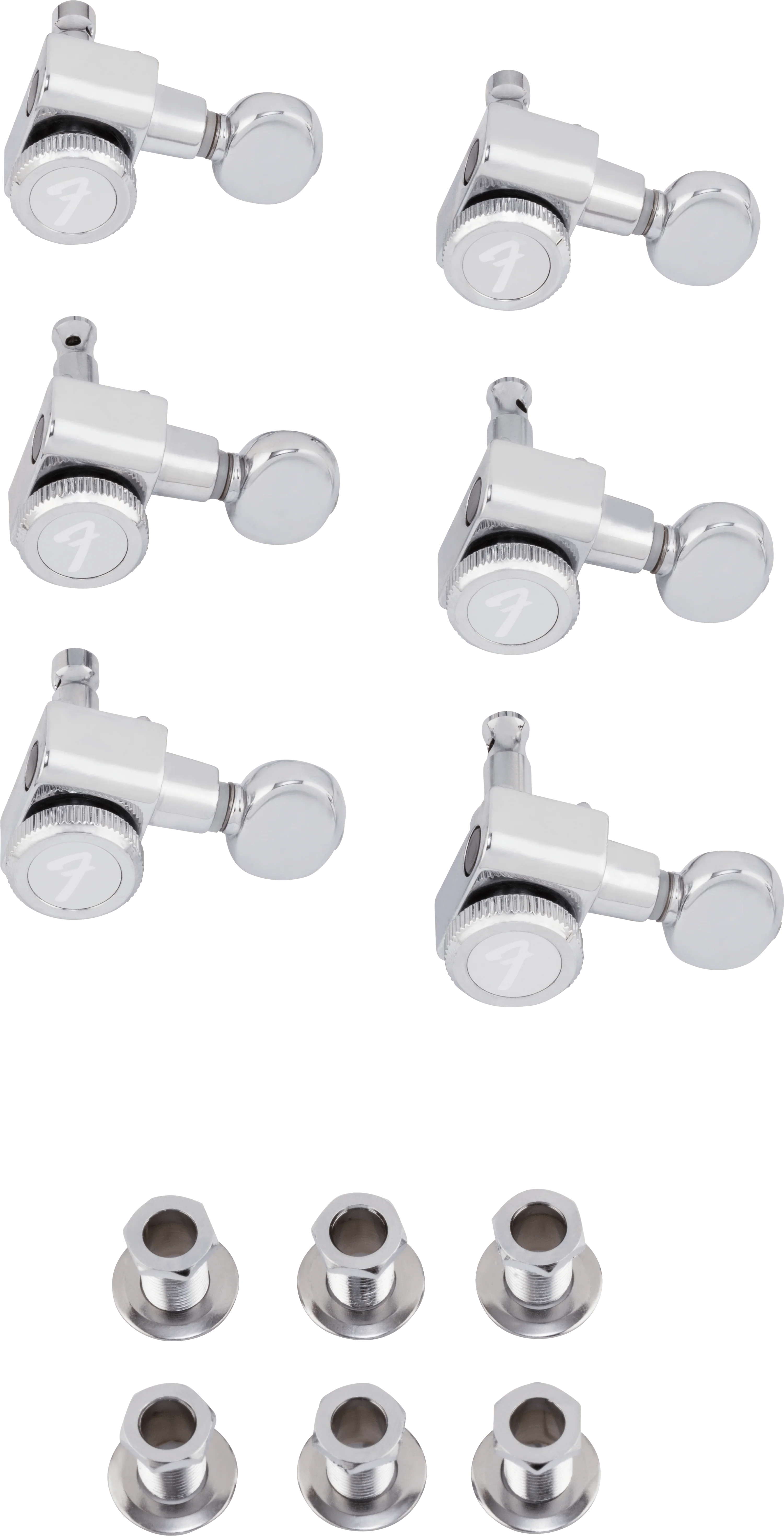 Locking Stratocaster®/Telecaster® Vintage Buttons Tuning Machine Set 2 Locking Stratocaster®/Telecaster® Vintage Buttons Tuning Machine Set