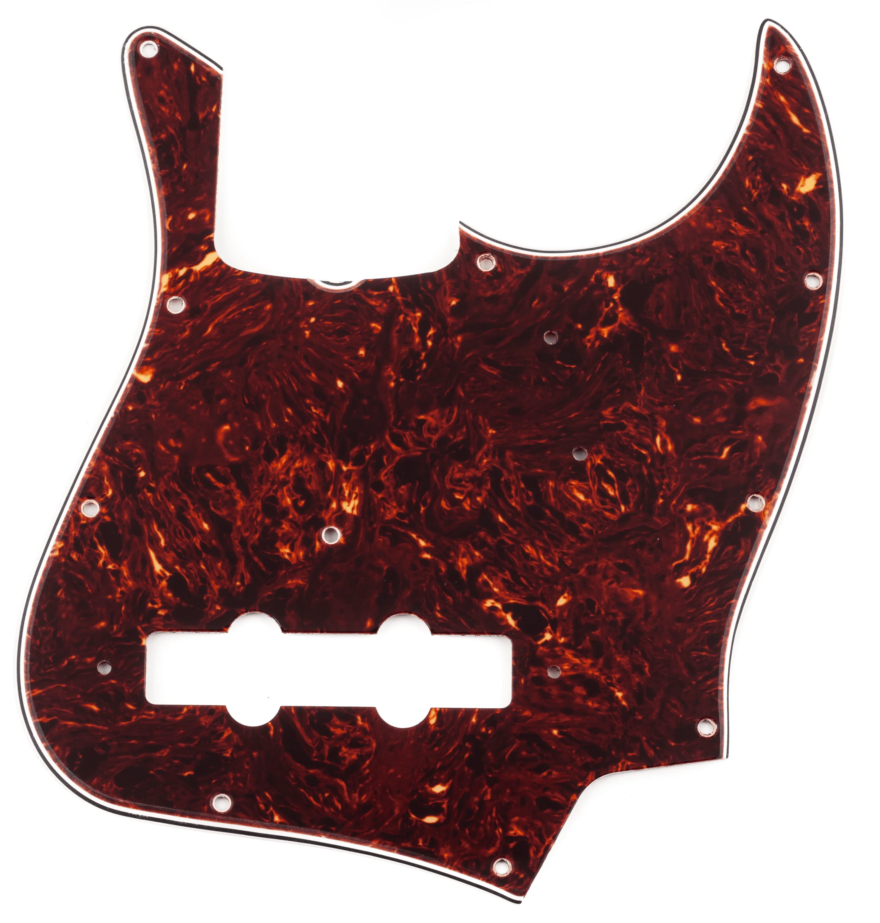 Pure Vintage '64 Jazz Bass Pickguard - Brown Shell 1 Pure Vintage '64 Jazz Bass Pickguard - Brown Shell