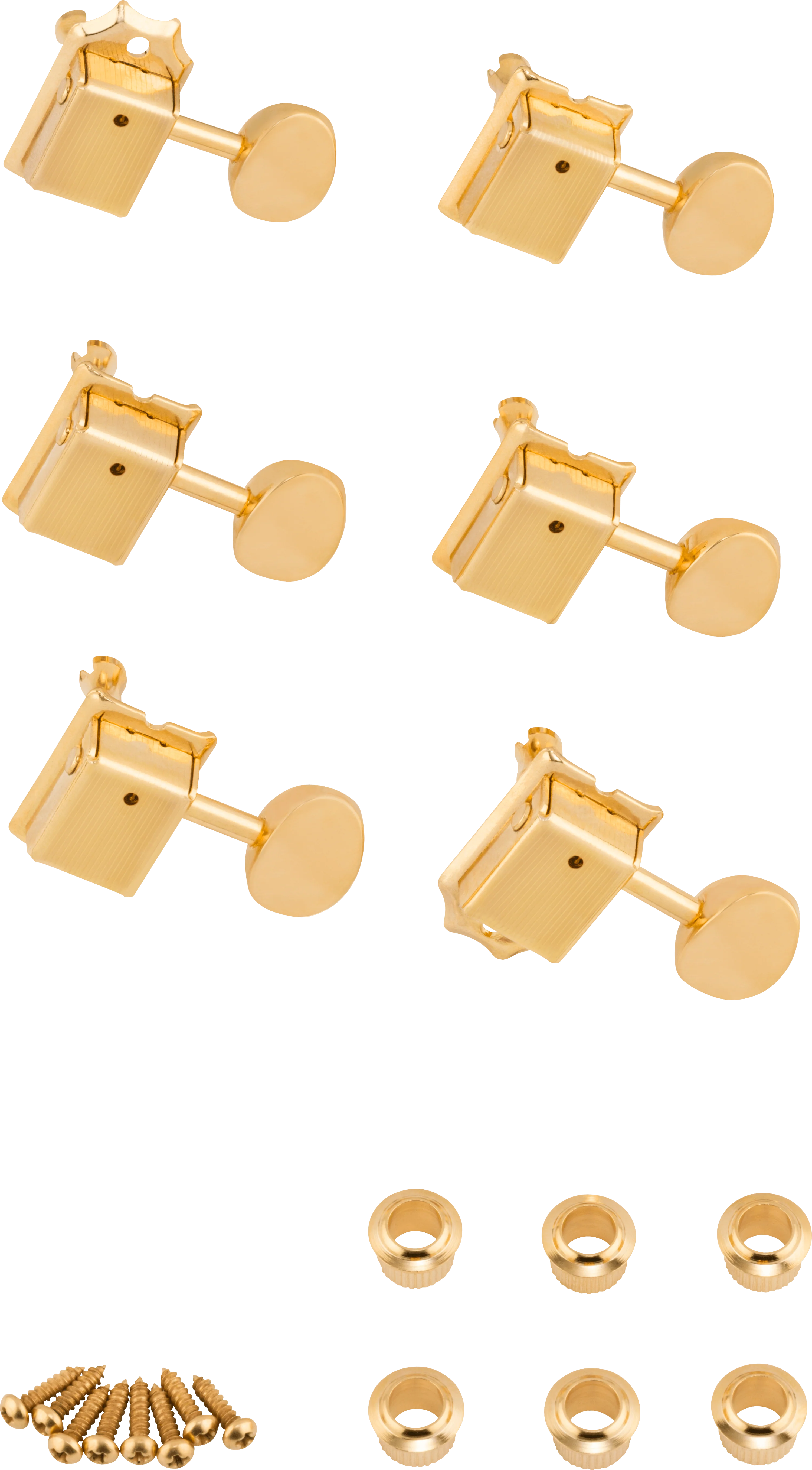 Vintage-Style Stratocaster®/Telecaster® Tuning Machine Set 2 Vintage-Style Stratocaster®/Telecaster® Tuning Machine Set