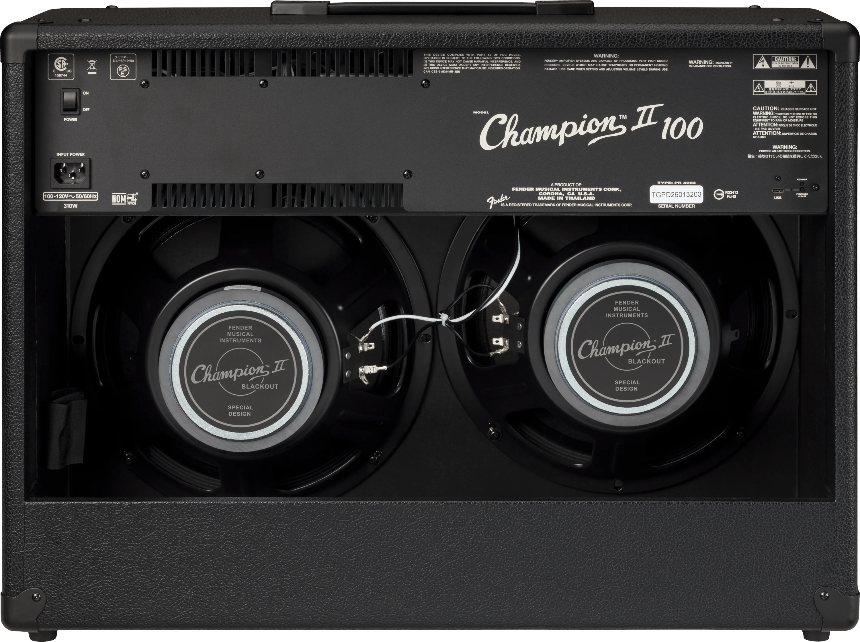 Champion™ II 100 Blackout 2 Champion™ II 100 Blackout