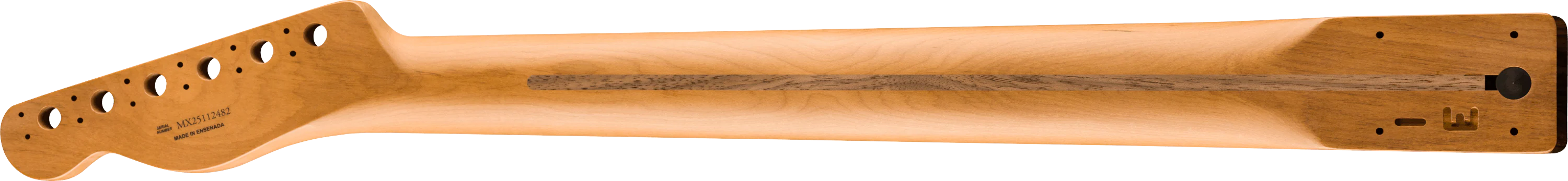 Satin Roasted Maple Fat Telecaster® Neck, 22 Medium Jumbo Frets, 9.5", U Shape 2 Satin Roasted Maple Fat Telecaster® Neck, 22 Medium Jumbo Frets, 9.5", U Shape