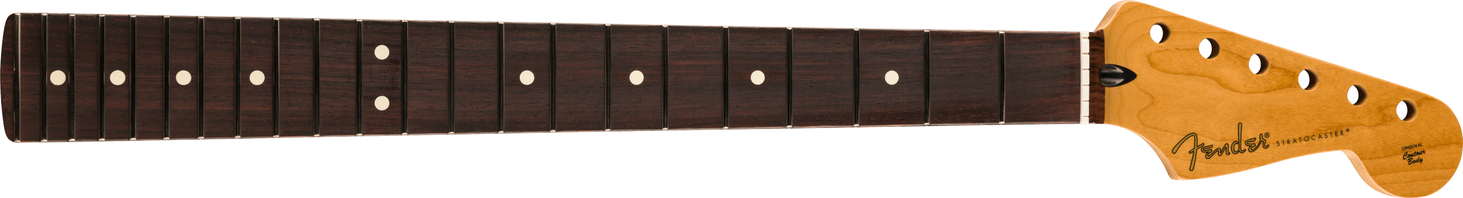 Satin Roasted Maple Fat Stratocaster® Neck, 22 Medium Jumbo Frets, 9.5", U Shape