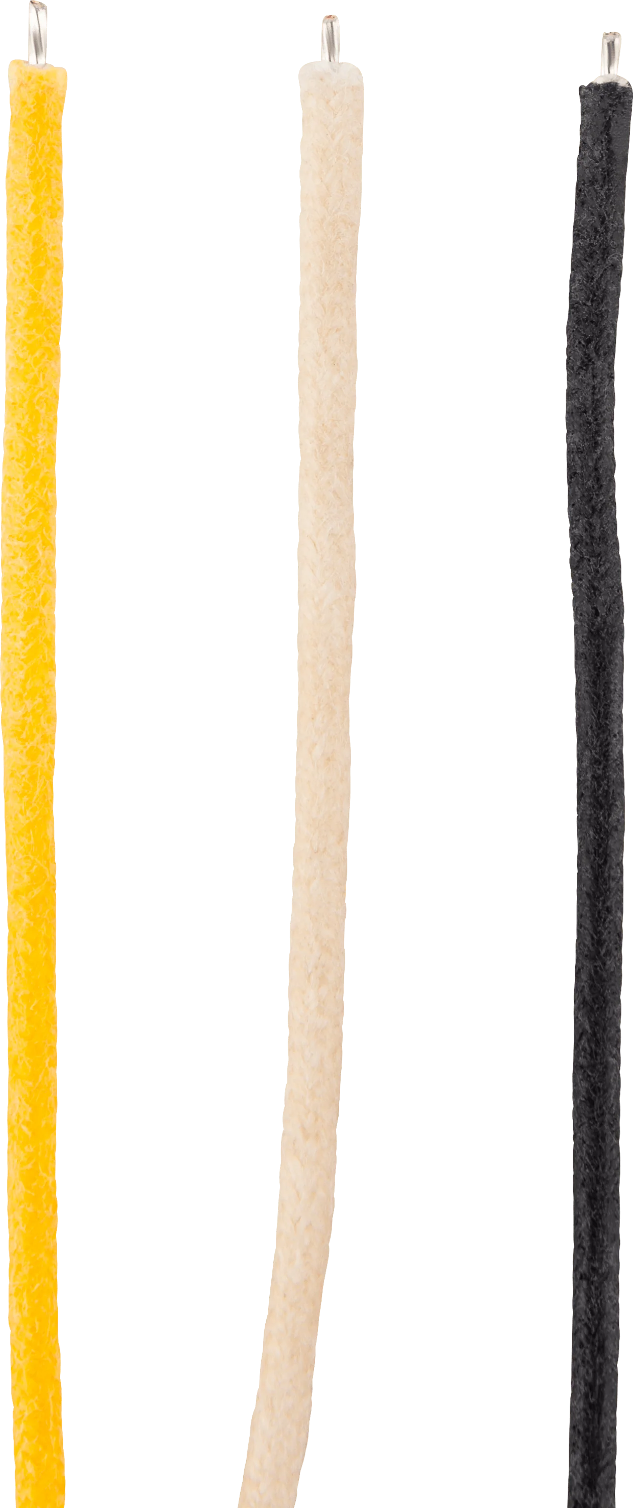 Pure Vintage Cloth Wire, 22 AWG, Black, White, Yellow 2 Pure Vintage Cloth Wire, 22 AWG, Black, White, Yellow