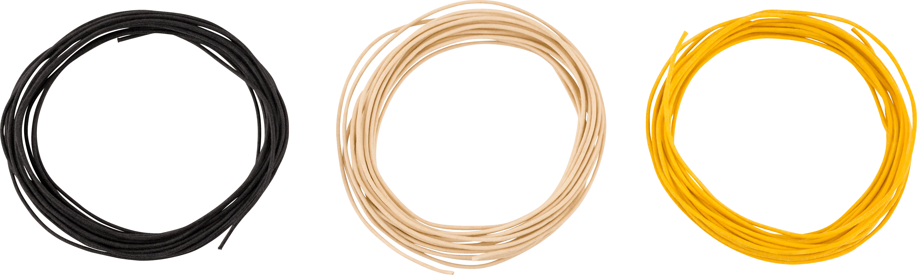 Pure Vintage Cloth Wire, 22 AWG, Black, White, Yellow 4 Pure Vintage Cloth Wire, 22 AWG, Black, White, Yellow
