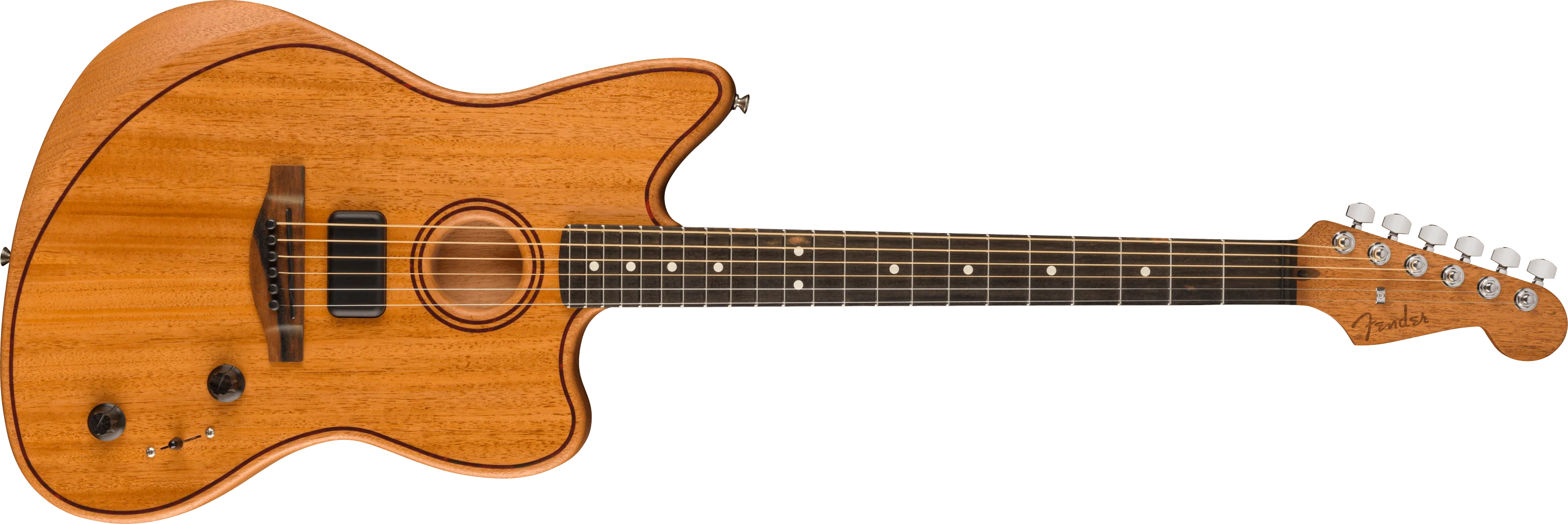 American Acoustasonic® Jazzmaster® All-Mahogany