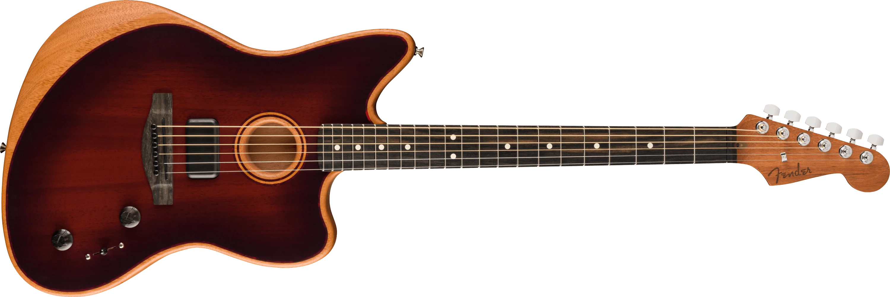American Acoustasonic® Jazzmaster® All-Mahogany 3 American Acoustasonic® Jazzmaster® All-Mahogany