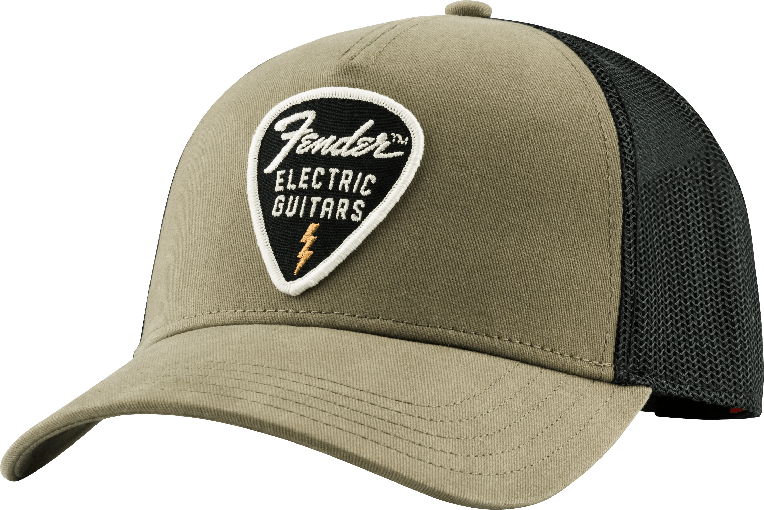 Fender® Snap Back Pick Patch Hat, Olive 1 Fender® Snap Back Pick Patch Hat, Olive