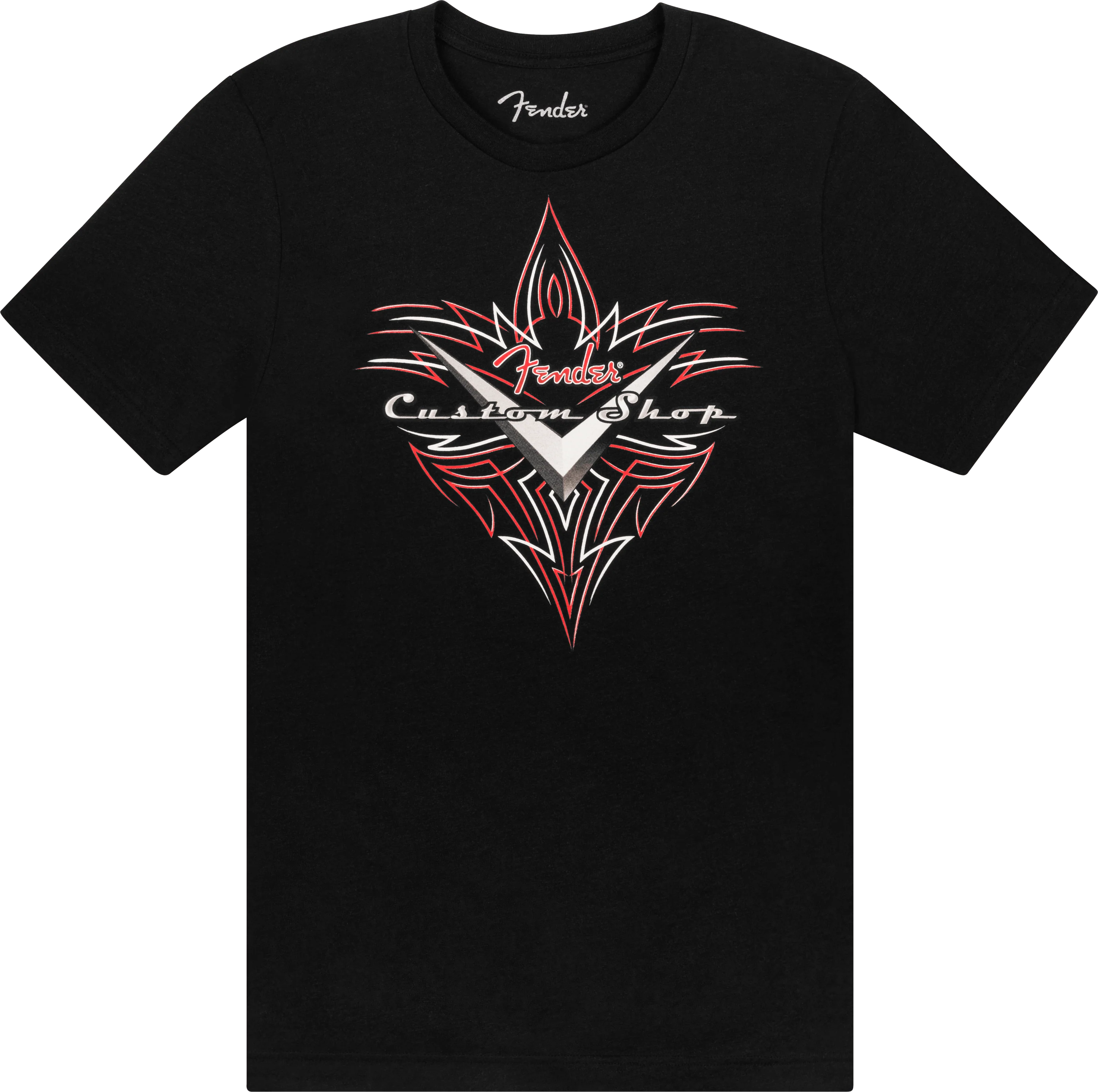 Fender® Custom Shop Pinstripe T-Shirt, Black 1 Fender® Custom Shop Pinstripe T-Shirt, Black