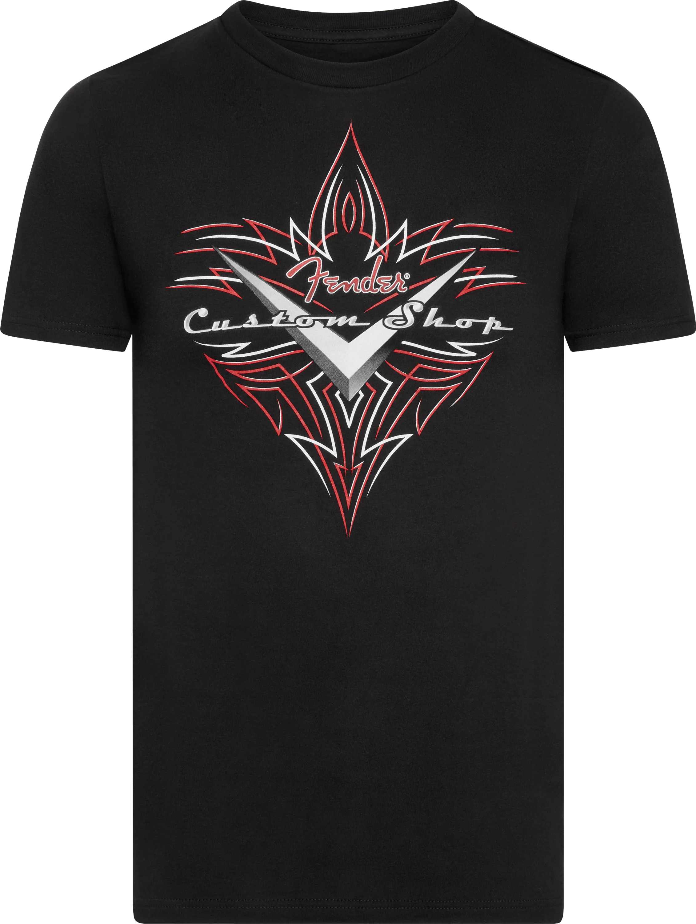 Fender® Custom Shop Pinstripe T-Shirt, Black 7 Fender® Custom Shop Pinstripe T-Shirt, Black