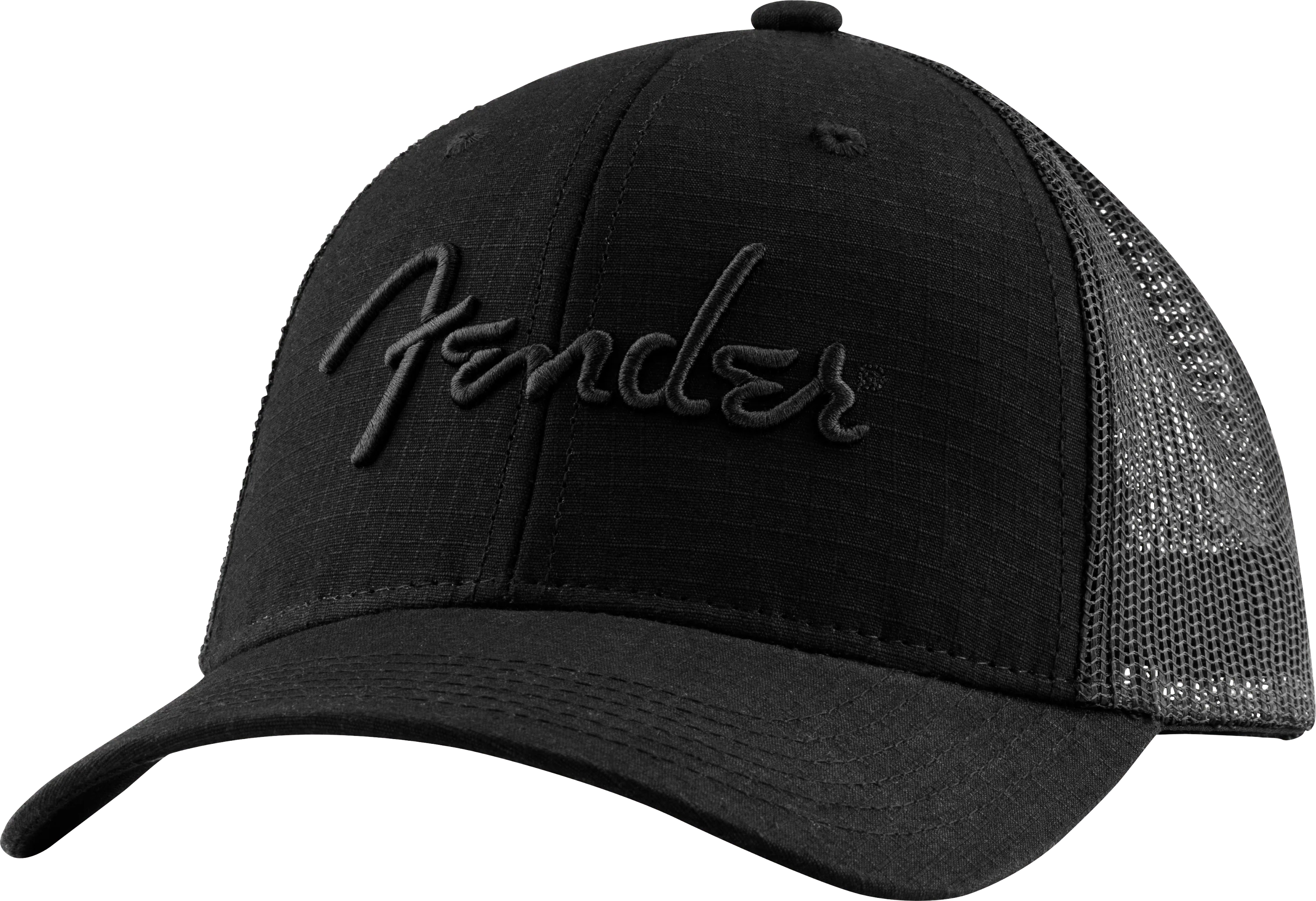 Fender® Snap Back Pick Holder Hat, Black 2 Fender® Snap Back Pick Holder Hat, Black