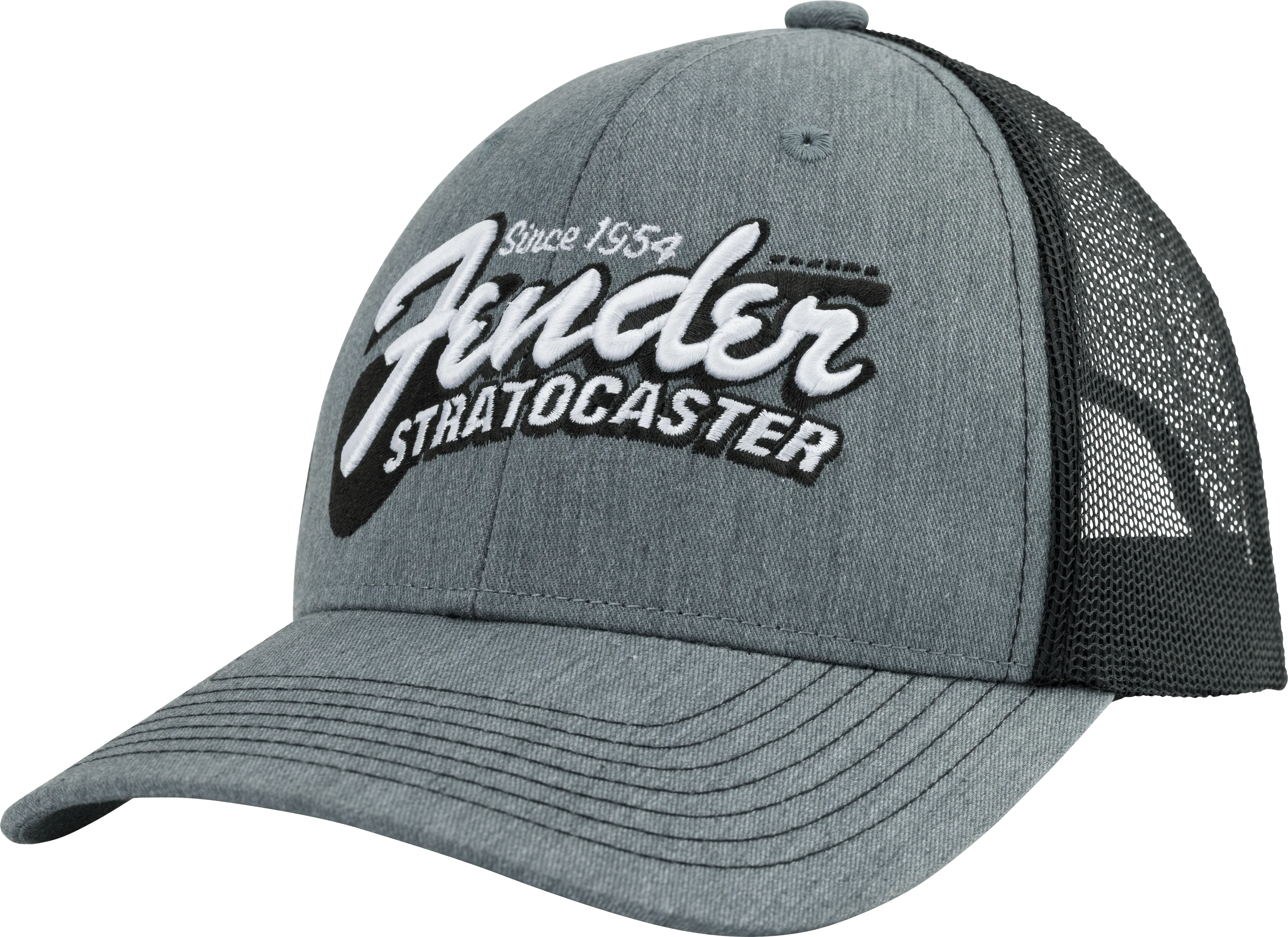 Fender® Stratocaster™ Guitar Hat, Heather Gray 2 Fender® Stratocaster™ Guitar Hat, Heather Gray