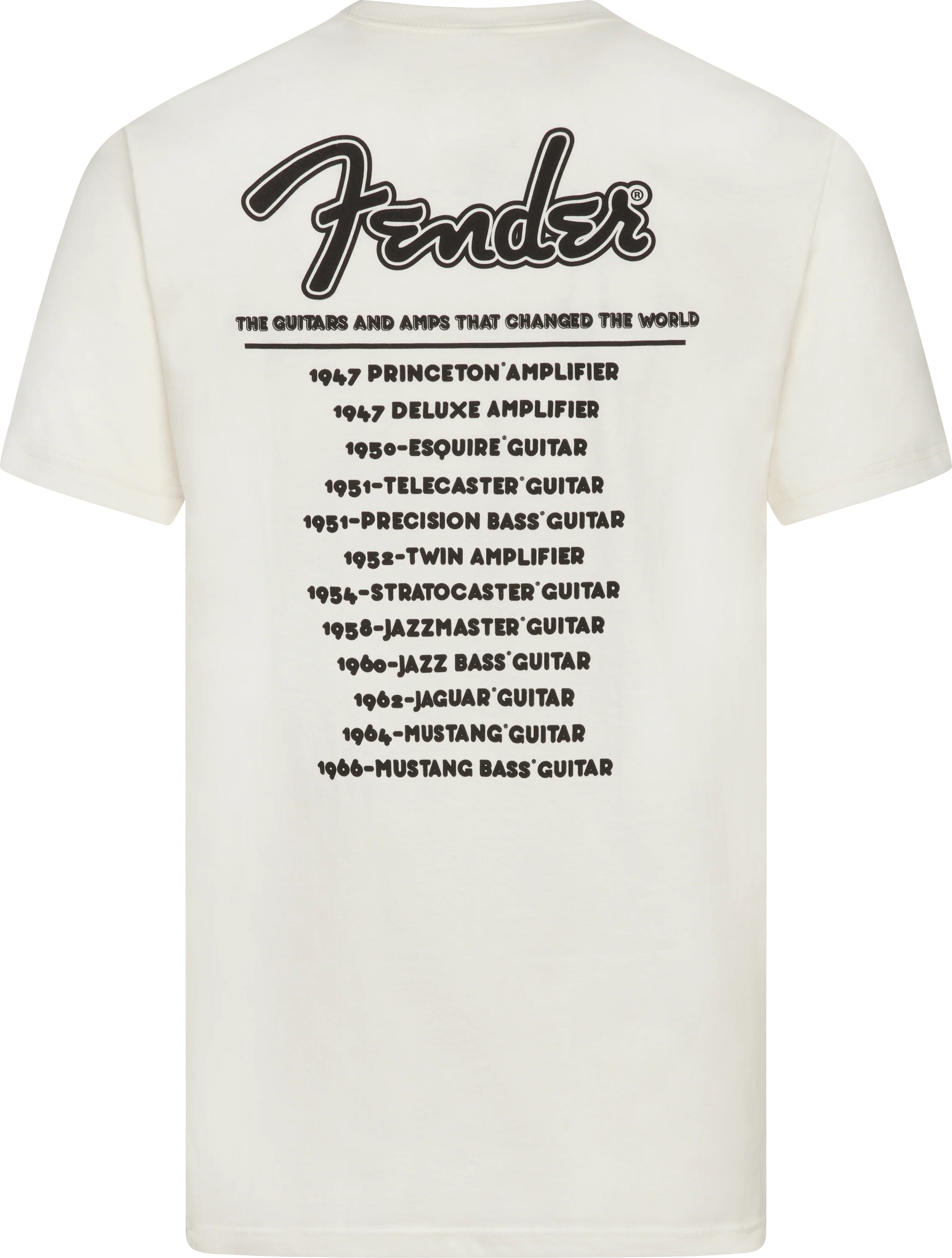 Fender® World Tour T-Shirt, Vintage White 2 Fender® World Tour T-Shirt, Vintage White